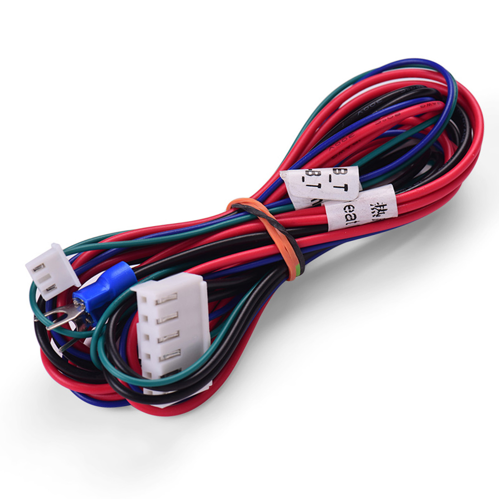 3D Printer Cable Chain - Anet สายฐานวางชิ้นงานแบบร้อนอัพเกรด18AWG, สายเตียงร้อนความยาวลวดความร้อน35.4นิ้วสำหรับ Anet Anet A8