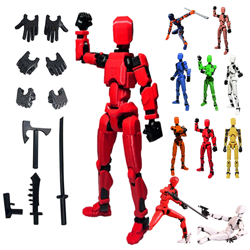 3D Printing Yourself - 1PCS 13 ข้อต่อรูป Articulate Movable Dummy