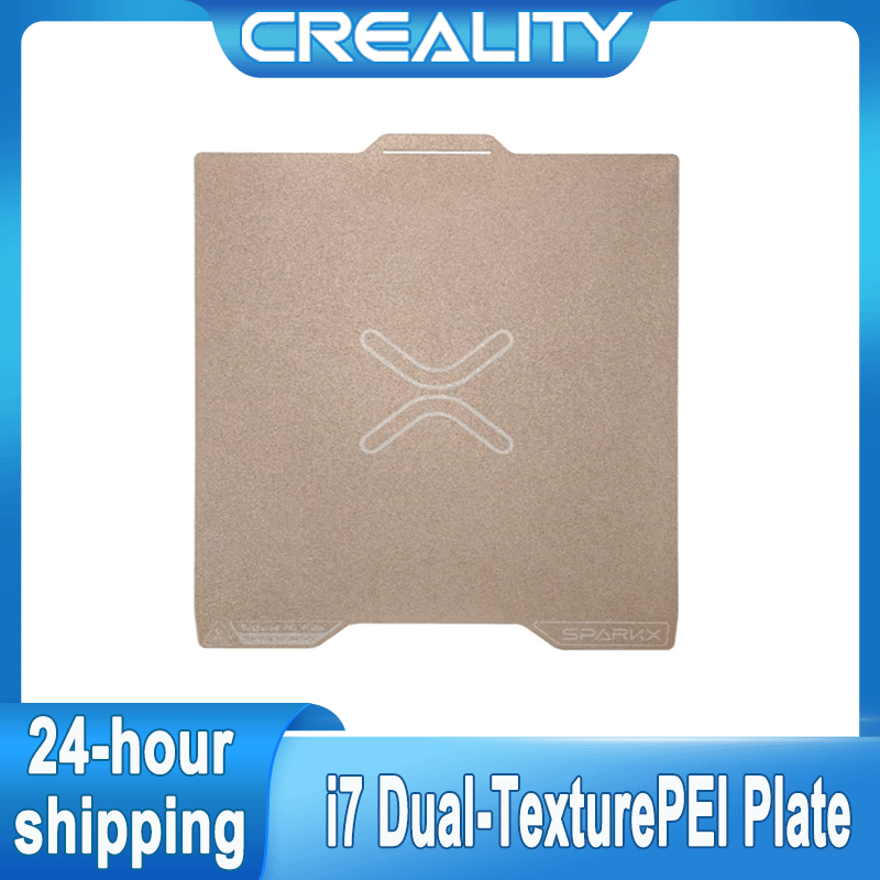 3D Printing Gold - แผ่นพิมพ์สองด้าน Creality SPARKX I7 แบบมีพื้นผิว แผ่น