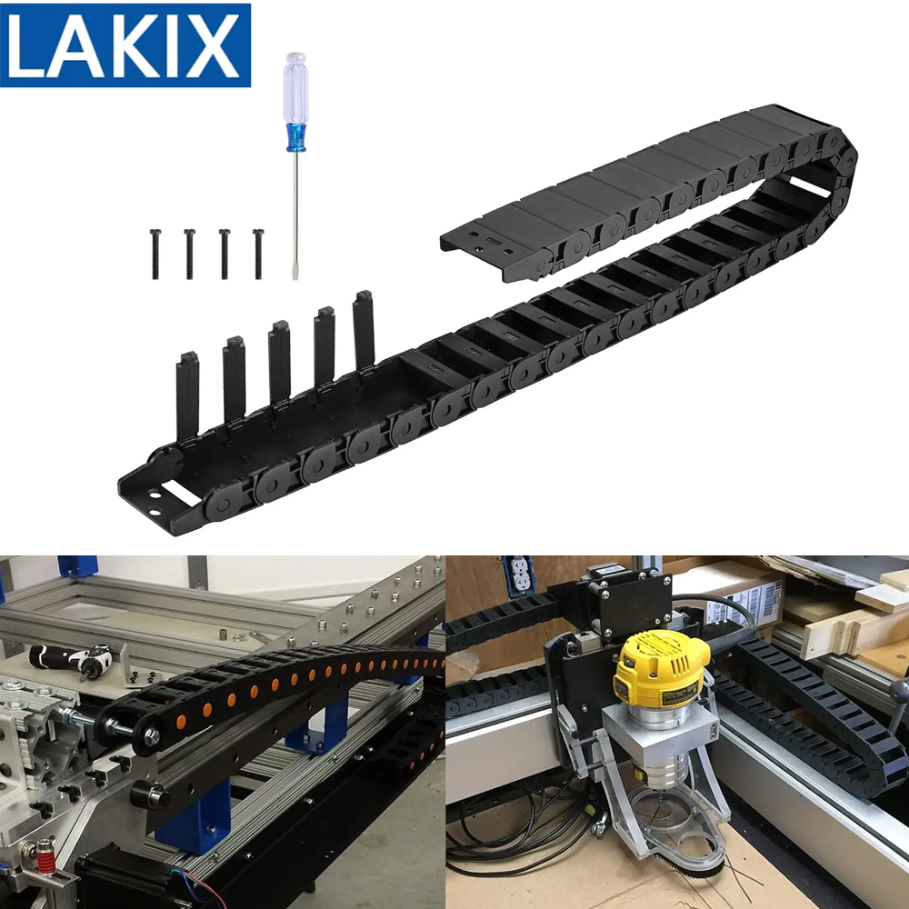 3D Printer Cable Chain - สายเคเบิลแบบมีฝาปิด R55 R38 สำหรับเครื่องพิมพ์ 3 มิติ