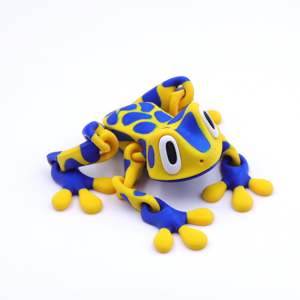 3D Printing Joints - โมเดลกบพิมพ์ 3 มิติ ข้อต่อขยับได้ รูปปั้นกบแม่เหล็กเหมือนจริง ของตกแต่งรูปการ์ตูน