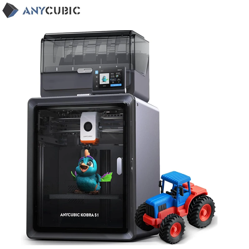3D Printing Online Service - เครื่องพิมพ์สามมิติ Anycubic Kobra S1 Combo หลายสี