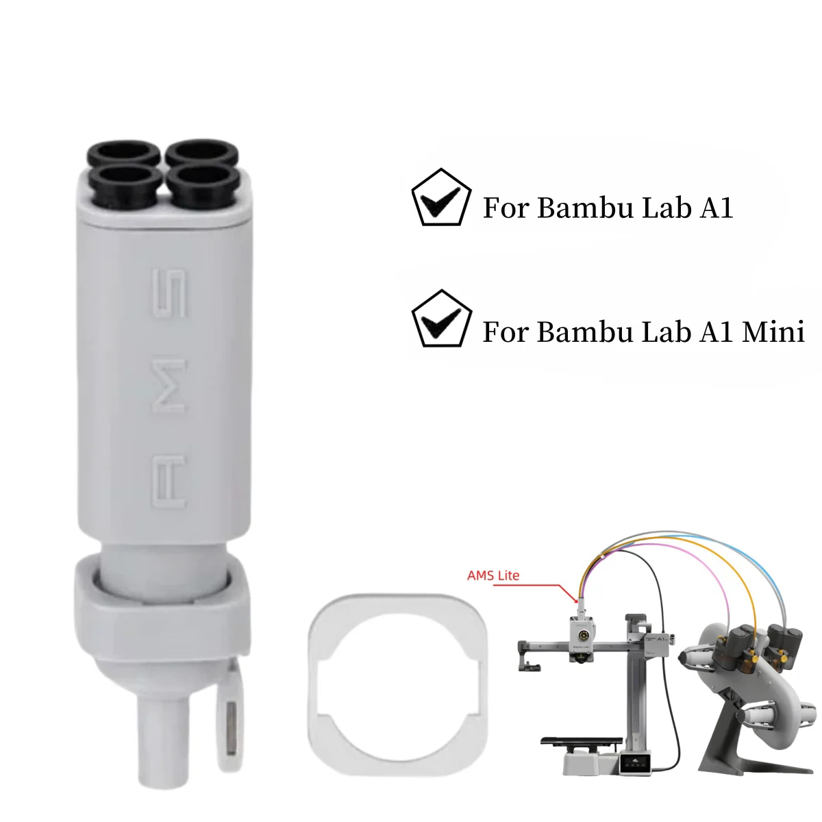 3D Printing Cnc - ฮับฟิลาเมนต์ AMS Lite สำหรับเครื่องพิมพ์สามมิติ Bambu Lab