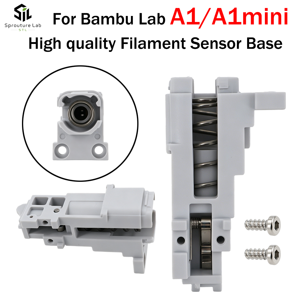 3D Printing Cnc - ฐานเซ็นเซอร์ฟิลาเมนต์สำหรับเครื่องพิมพ์สามมิติ Bambu Lab A1/A1mini ซีรีส์ อุปกรณ์เสริมสำหรับเครื่องพิมพ์สามมิติ