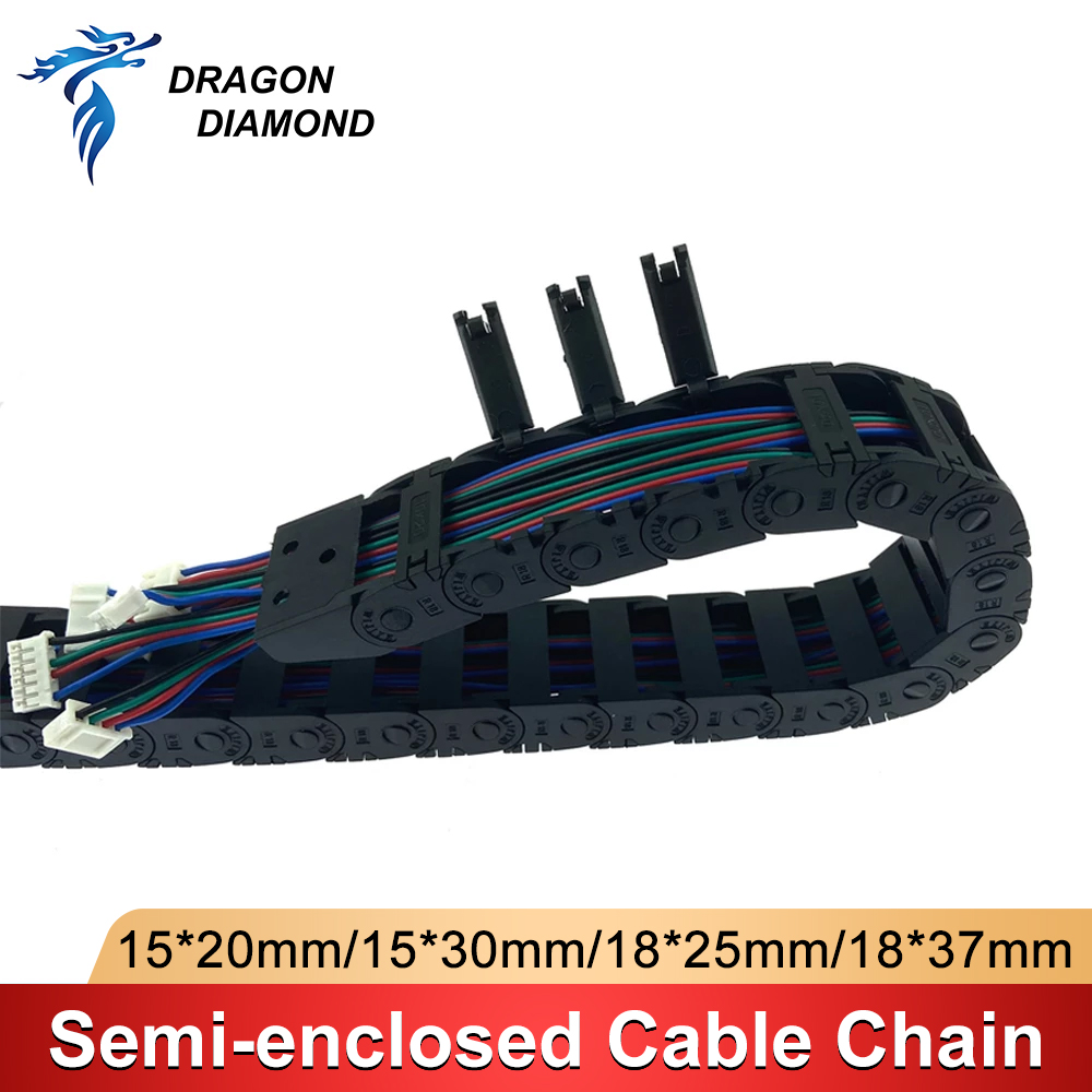 โซ่สายเคเบิล15x20 15x30 18X25  - 3D Printer Cable Chain บทวิจารณ์และราคา