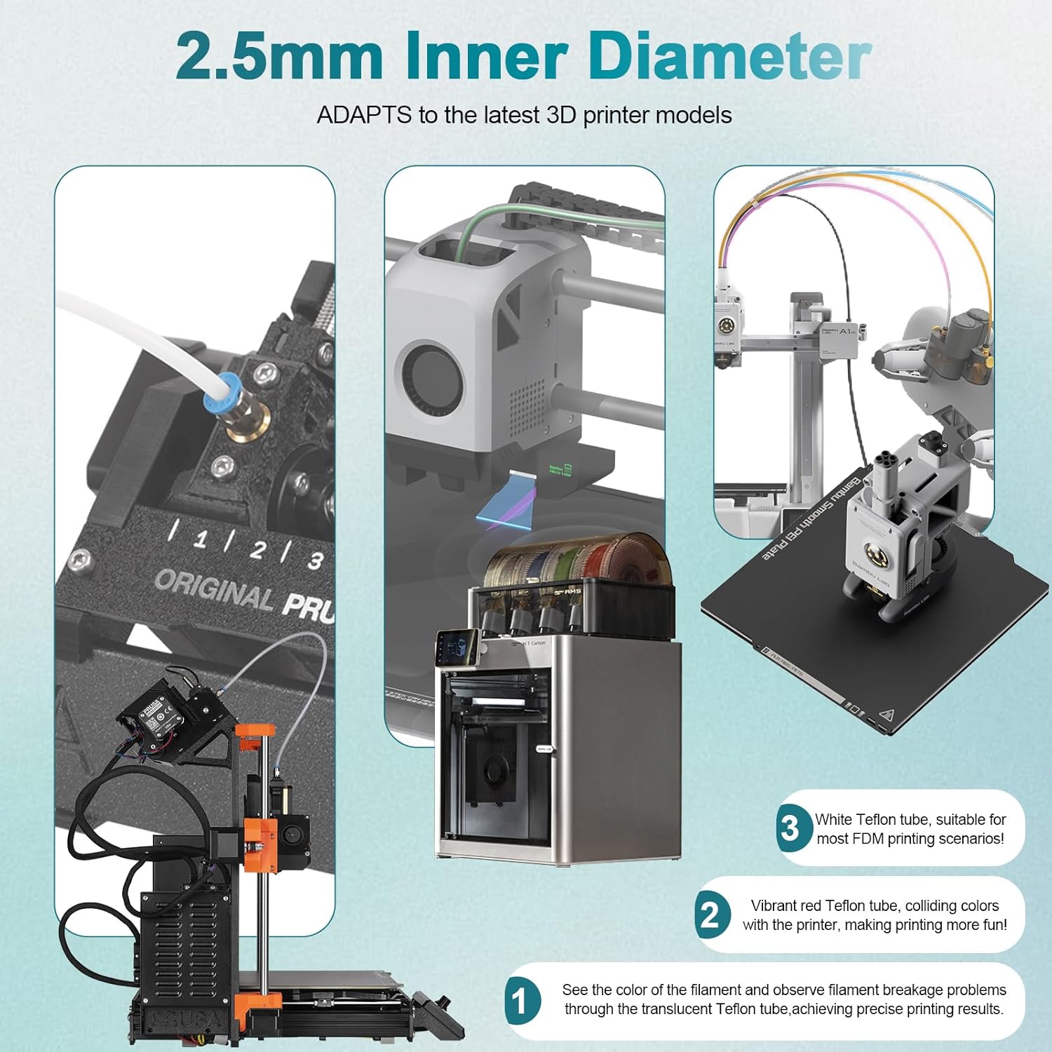 ท่อ PTFE สำหรับเครื่องพิมพ์สาม - 3D Printing Cnc บทวิจารณ์และราคา