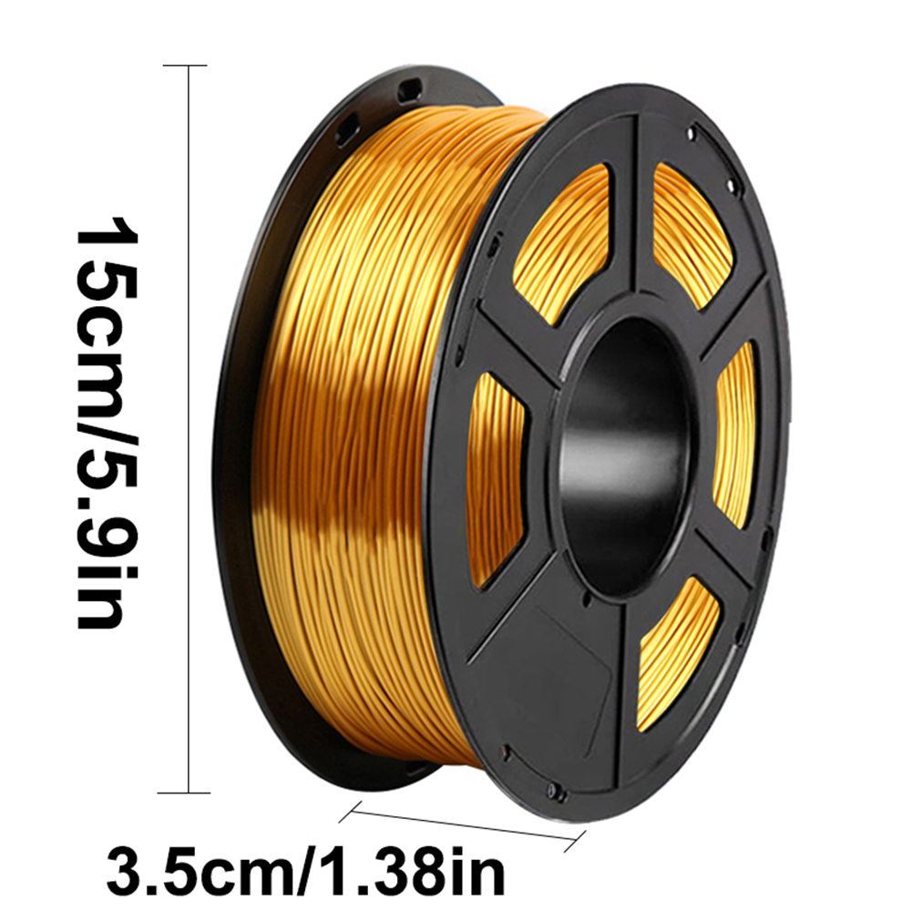 เส้นใยพลาสติก PLA Silk Silver  - 3D Printing Gold บทวิจารณ์และราคา