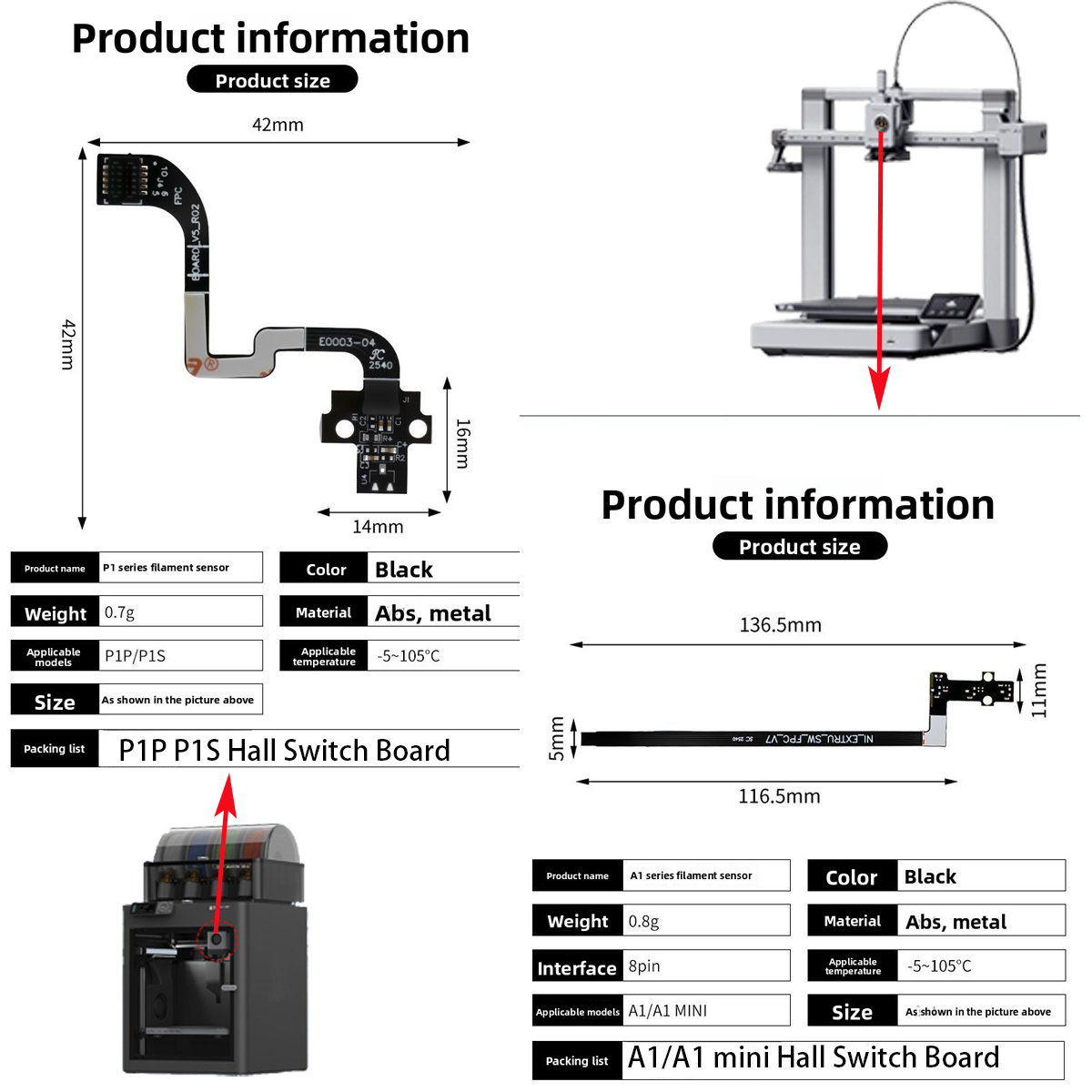 สำหรับ A1/A1mini/P1P/P1S แผงสว - 3D Printing Cnc บทวิจารณ์และราคา