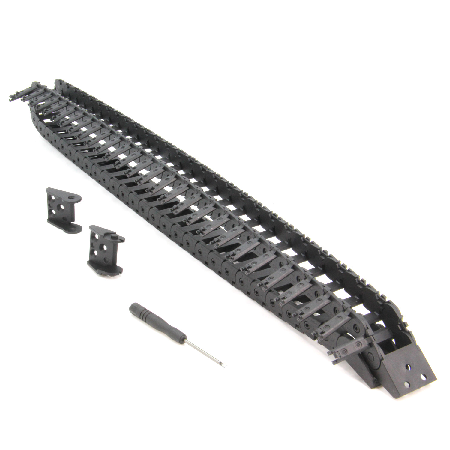 10X20 มม.ลากโซ่ความยาว 1 เมตรเ - 3D Printer Cable Chain บทวิจารณ์และราคา