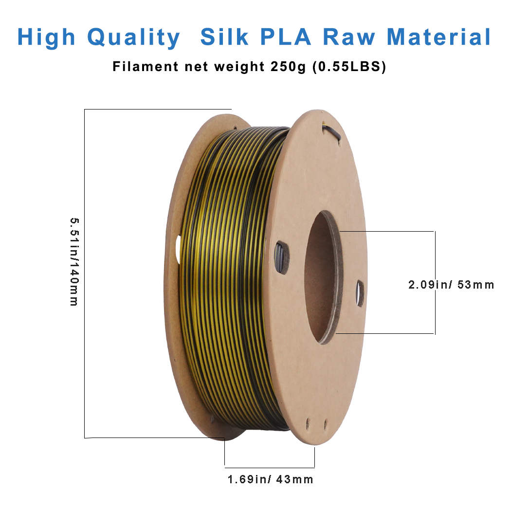เส้นใยพิมพ์ 3 มิติ PLA ไหม, 25 - 3D Printing Gold บทวิจารณ์และราคา
