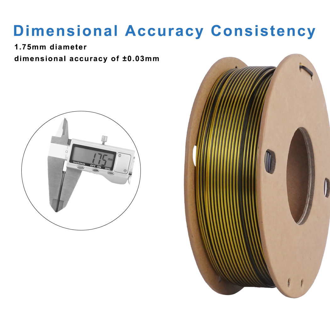 เส้นใยพิมพ์ 3 มิติ PLA ไหม, 25 - 3D Printing Gold บทวิจารณ์และราคา