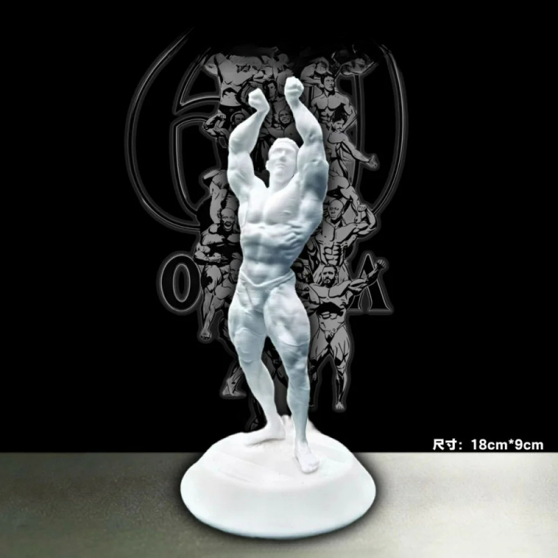 รูปปั้นนักแข่งขันกล้ามเนื้อชาย - 3D Printing Gold บทวิจารณ์และราคา