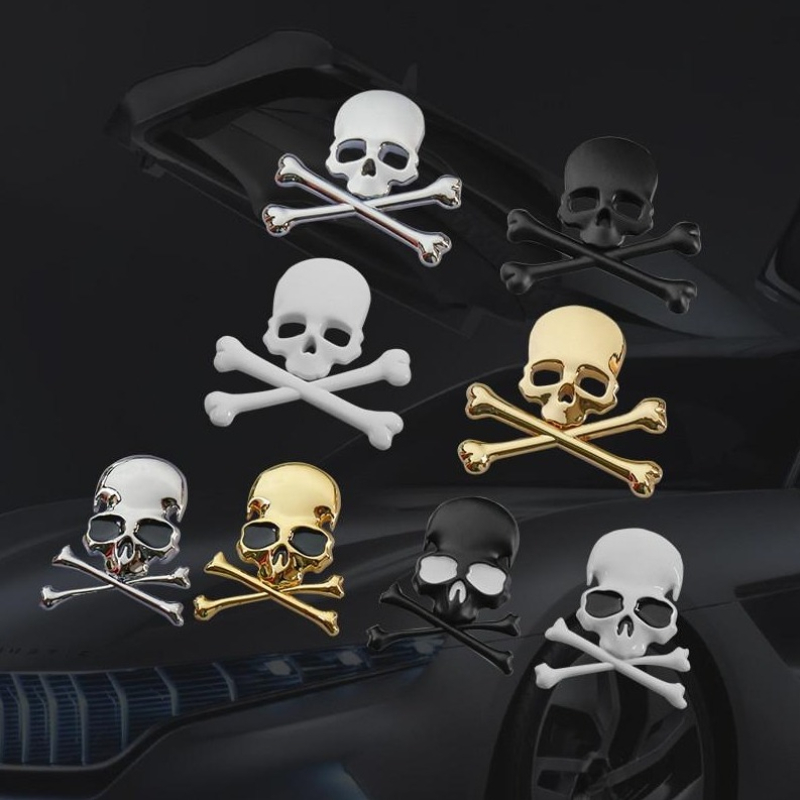 สติกเกอร์ติดรถยนต์ลายหัวกะโหลก - 3D Printing Car บทวิจารณ์และราคา