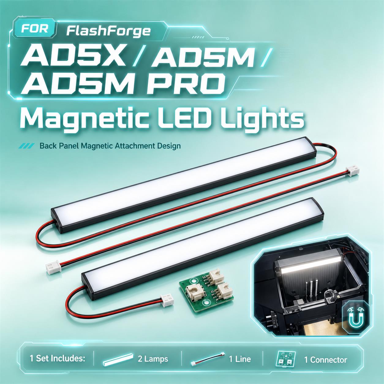 สำหรับ FLASHFORGE Adventurer 5 - 3D Printer Cable Chain บทวิจารณ์และราคา
