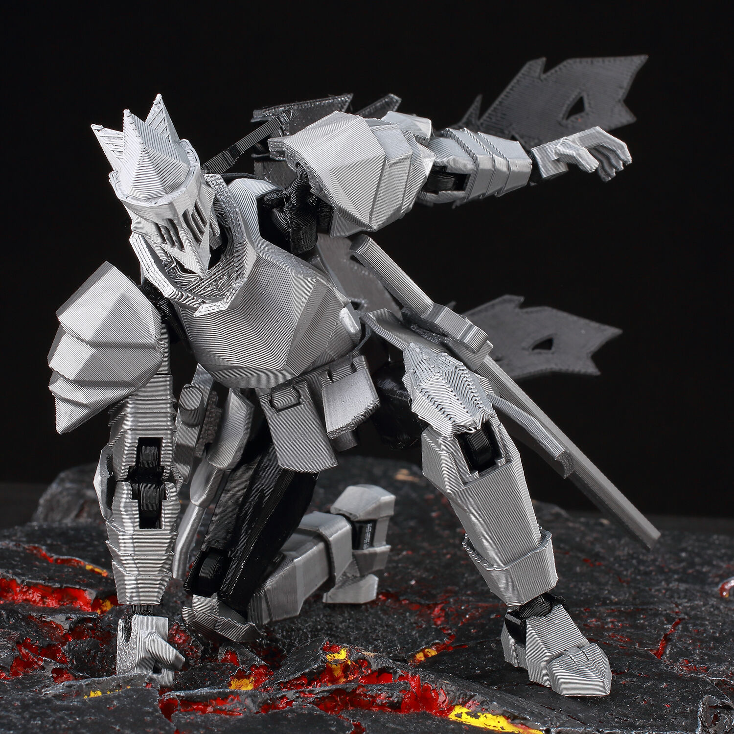 ​ 9L3D Lucky13 Silver Knight R - 3D Printing Online Service บทวิจารณ์และราคา