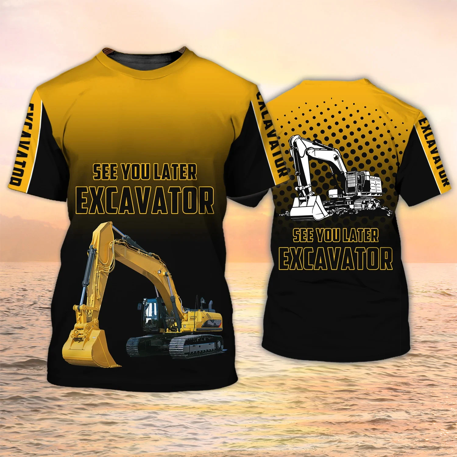 เสื้อยืดลายรถขุด เครื่องจักรกล - 3D Printing Operator บทวิจารณ์และราคา