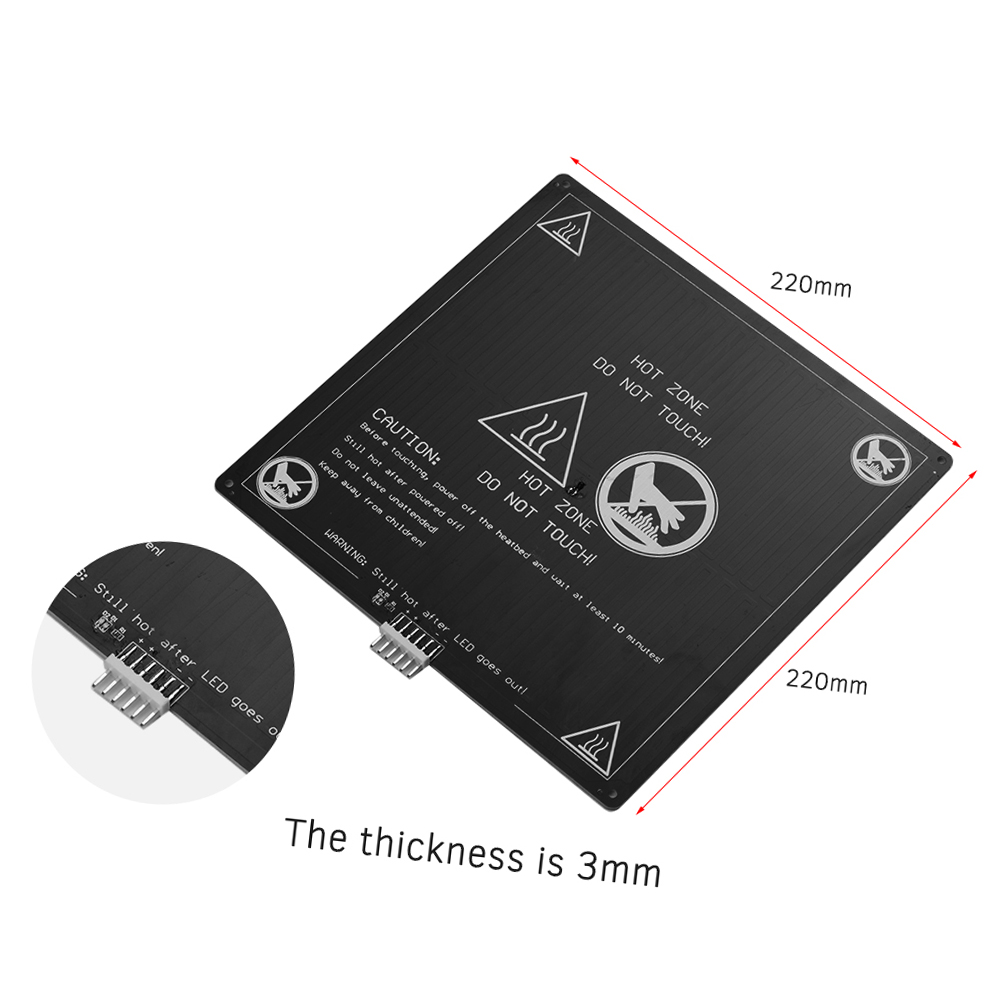 ฐานวางชิ้นงานแบบร้อนอลูมิเนียม - 3D Printer Cable Chain บทวิจารณ์และราคา