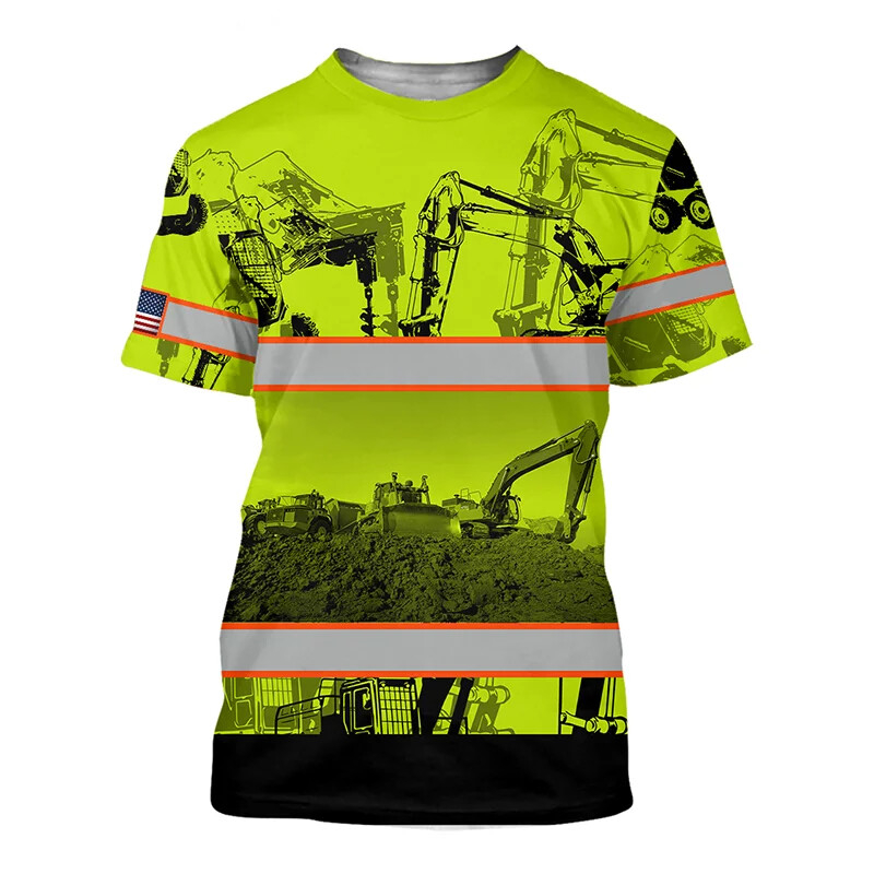 Excavator 3D พิมพ์เสื้อยืดสําห - 3D Printing Operator บทวิจารณ์และราคา